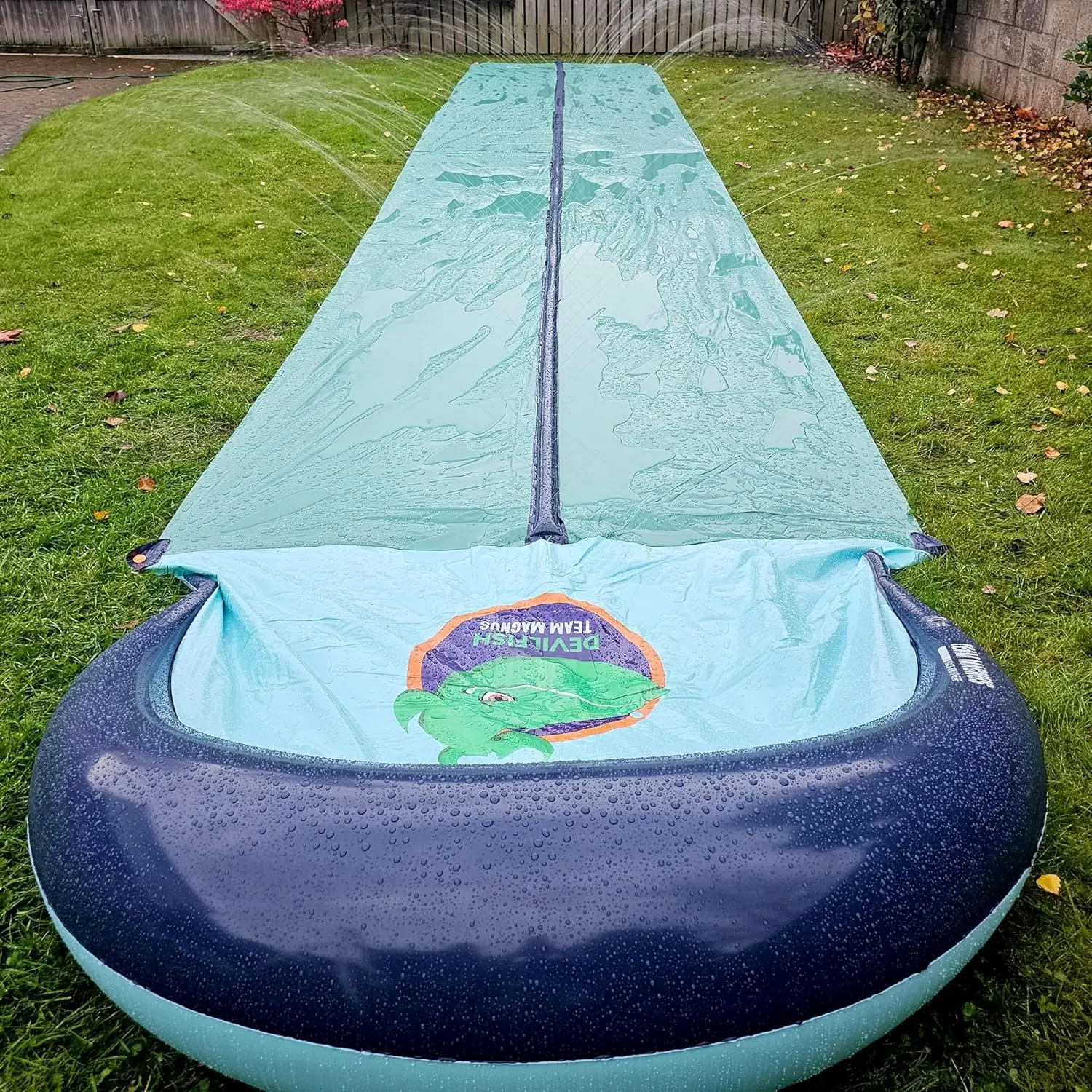 31ft Slip n Slide with 500CL Inflatable Crash pad. Slip and Slide for Kids Ages 8-12 in Heavier, 0.22mm PVC with Adjustable spri
31ft Slip n Slide with 500CL Inflatable Crash pad. Slip and Slide for Kids Ages 8-12 in Heavier, 0.22mm PVC with Adjustable spri