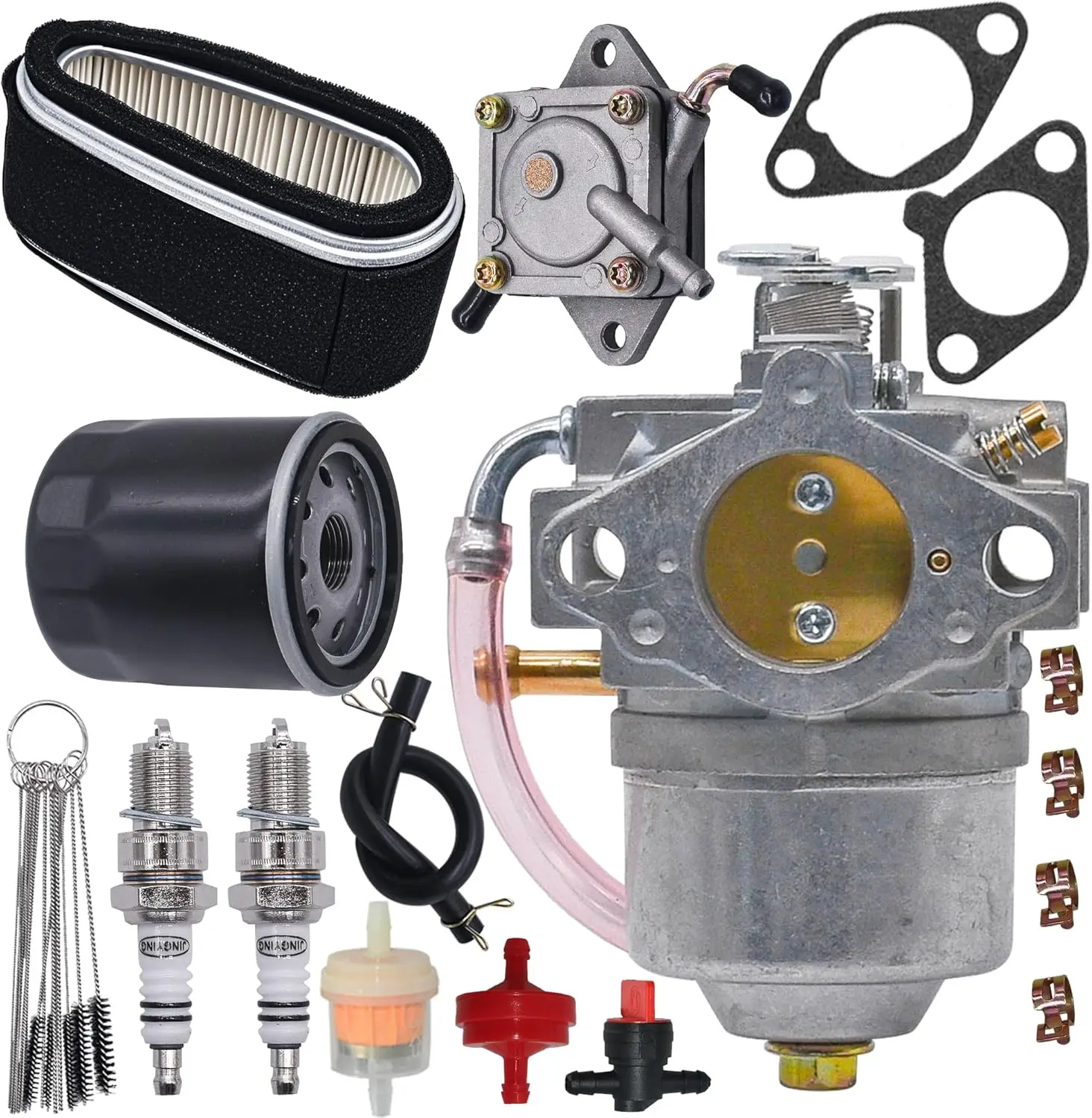 15003-2153 Carburetor Replacement Kit for Kawasaki FC400V FC420V 4 Cycle Engine Replace 15001-2972 15001-2987 15003-2154 Carbure
15003-2153 Carburetor Replacement Kit for Kawasaki FC400V FC420V 4 Cycle Engine Replace 15001-2972 15001-2987 15003-2154 Carbure