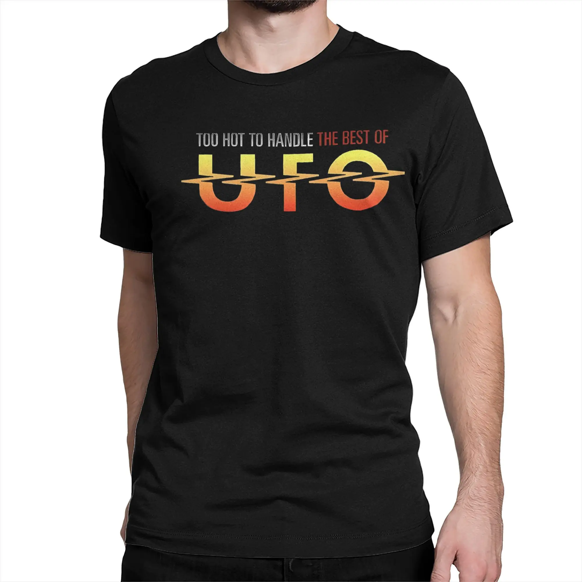 All Seasons Vintage UFO Band Logo T Shirt For Unisex Heavy Metal Music 100% Cotton T-shirts Short Sleeve Clothes
All Seasons Vintage UFO Band Logo T Shirt For Unisex Heavy Metal Music 100% Cotton T-shirts Short Sleeve Clothes