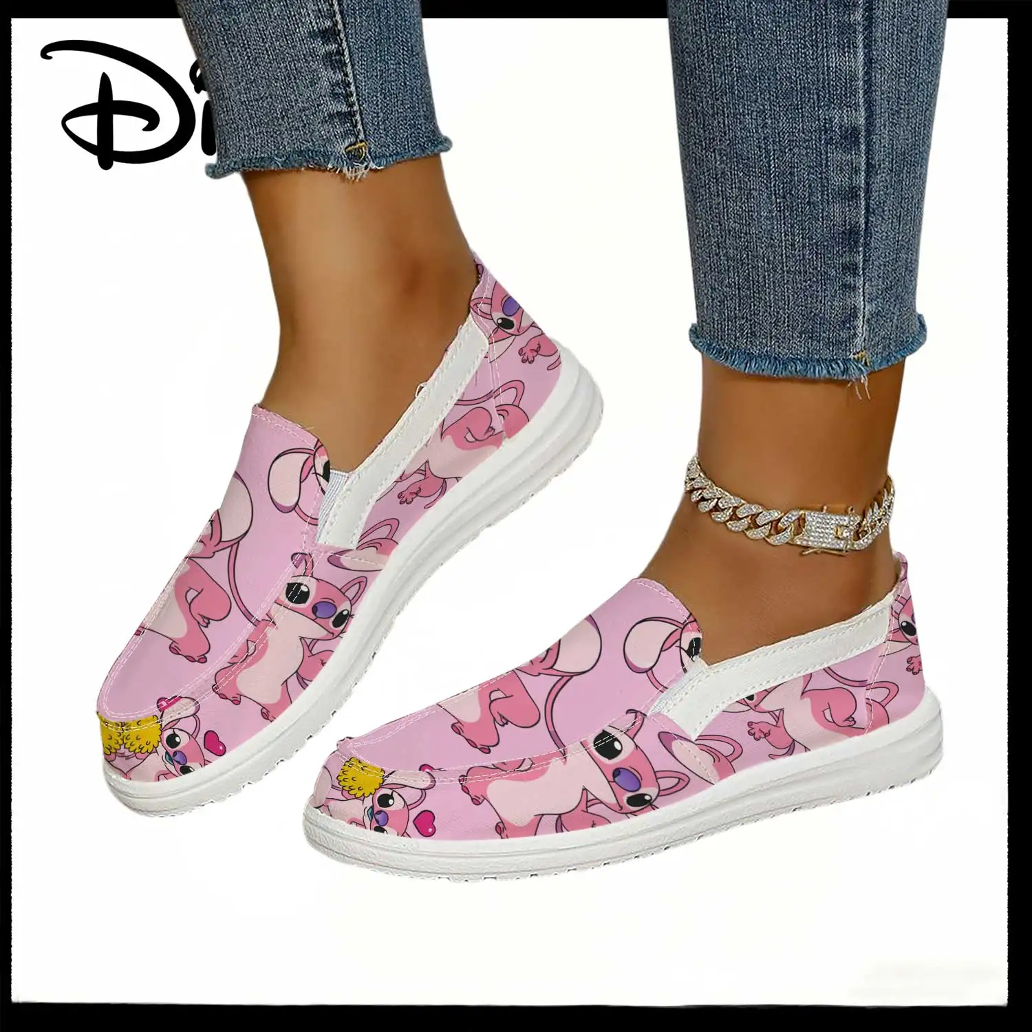 Disney Lilo & Stitch Angel Print Pink Slip-On Sneakers – Comfortable Casual Shoes for Women
Disney Lilo & Stitch Angel Print Pink Slip-On Sneakers – Comfortable Casual Shoes for Women