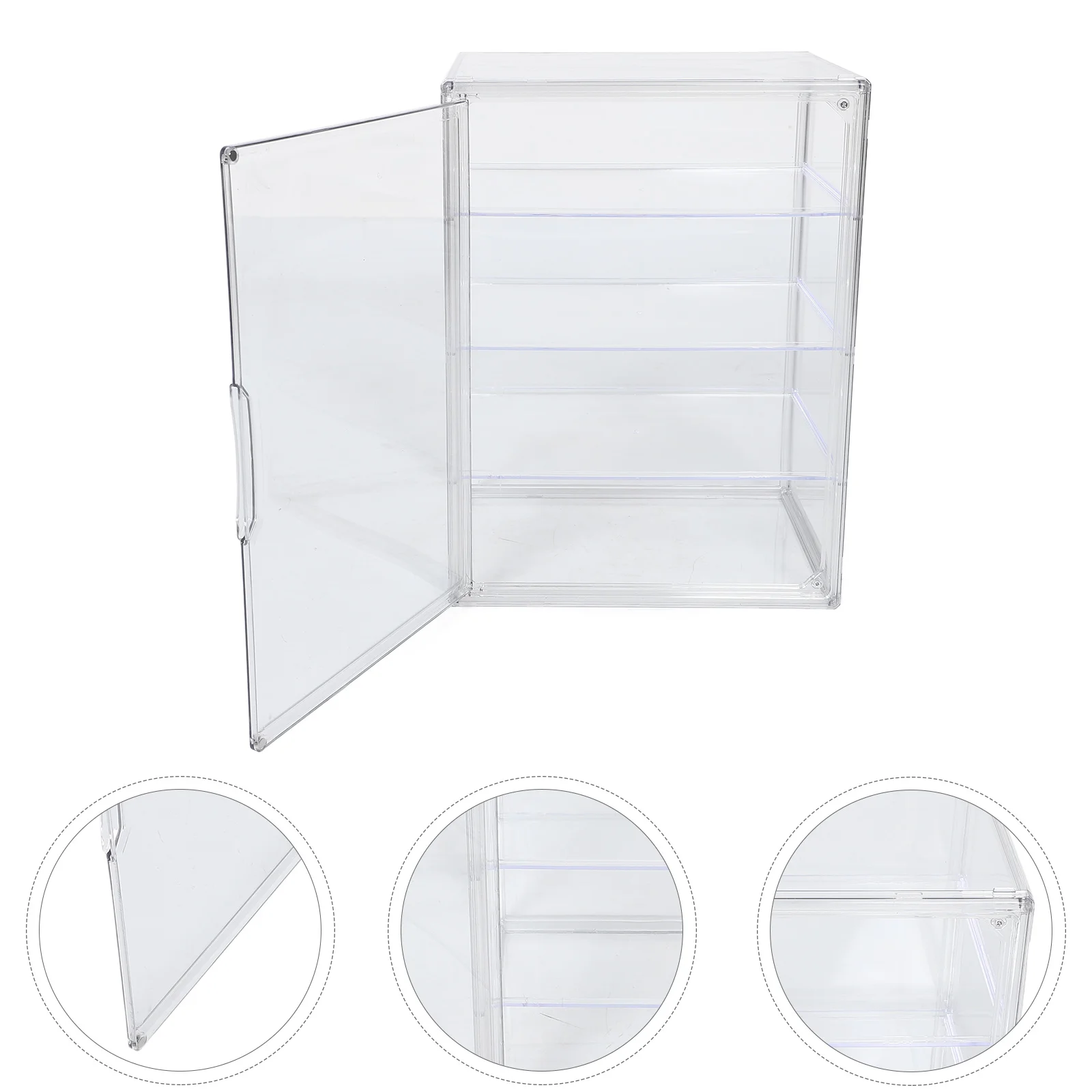 Bread Display Cabinet 4 Layer Adjustable Transparent Pastry Case Magnetic Door Bread Box Storage Container Cake Stand Food
Bread Display Cabinet 4 Layer Adjustable Transparent Pastry Case Magnetic Door Bread Box Storage Container Cake Stand Food