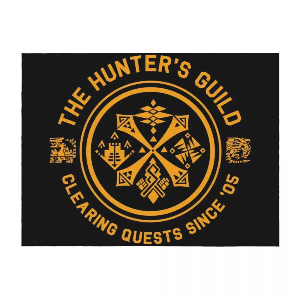 Monster Hunter - The Hunters Guild Throw Blanket Vintage blankets ands warm winter valentine gift ideas Blankets
Monster Hunter - The Hunters Guild Throw Blanket Vintage blankets ands warm winter valentine gift ideas Blankets