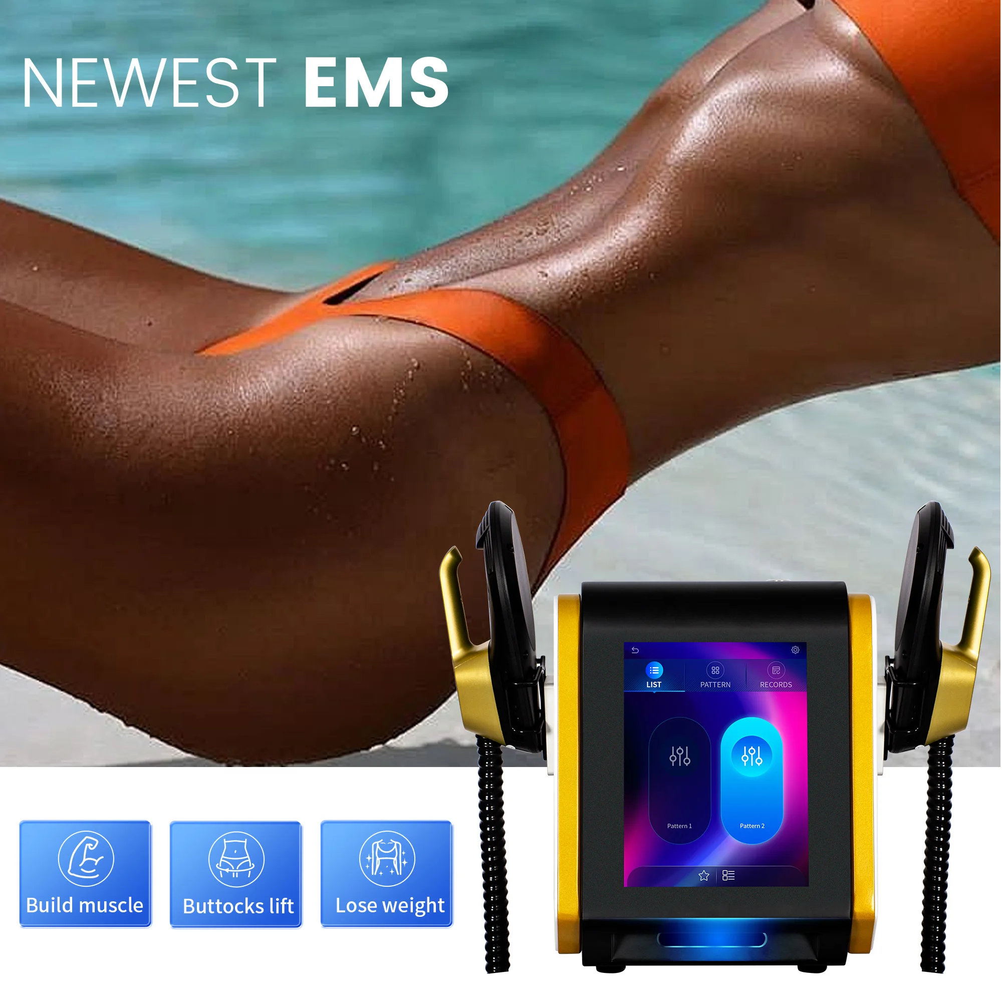 Nova Rf Body Sculpting Electromagnetic Stimulator Sculpt Muscle Shaping Equipment for Salon sculpt 6500W 15 Tesla
Nova Rf Body Sculpting Electromagnetic Stimulator Sculpt Muscle Shaping Equipment for Salon sculpt 6500W 15 Tesla