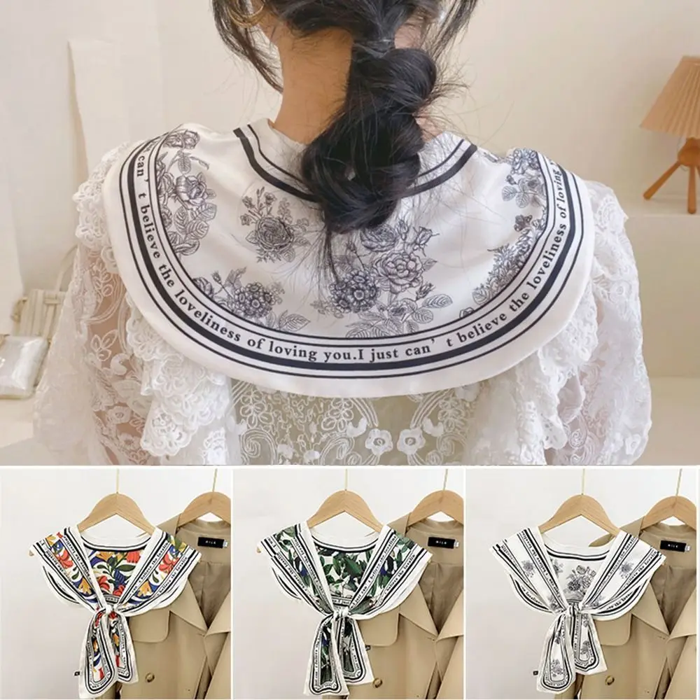 Cloak Oil Painting Shawl with Tie Breathable Multicolor Sle Silk Scarf Short Fake Collar Decorative Air Conditioned Room
Cloak Oil Painting Shawl with Tie Breathable Multicolor Sle Silk Scarf Short Fake Collar Decorative Air Conditioned Room