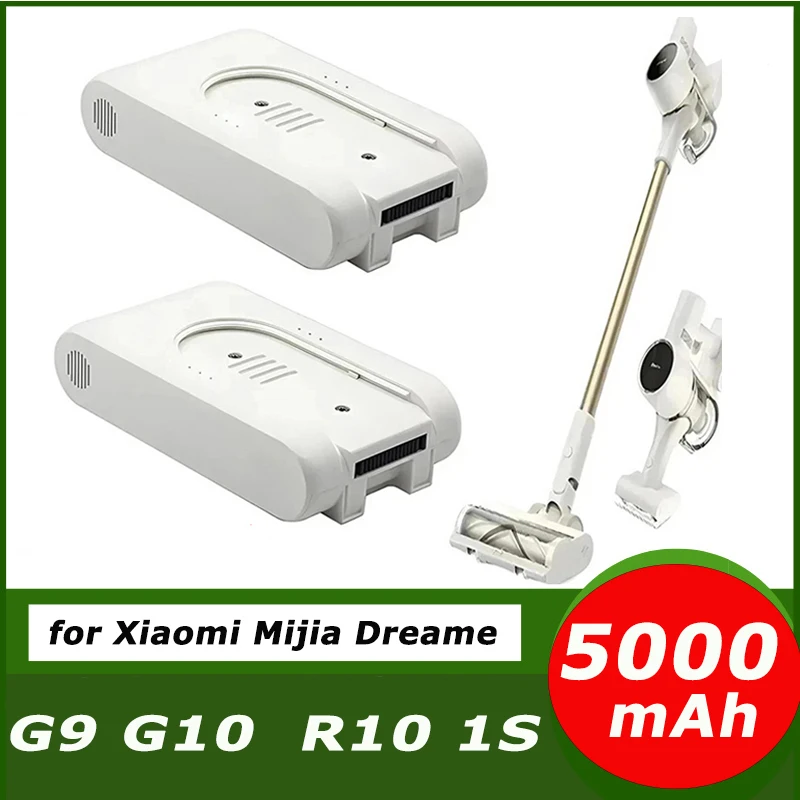 NEW 25.2V Rechargeable lithium ion Battery Pack 5000mAh for Xiaomi Mijia G9 G10 Wireless Vacuum Cleaner 4000mAh Accessories
NEW 25.2V Rechargeable lithium ion Battery Pack 5000mAh for Xiaomi Mijia G9 G10 Wireless Vacuum Cleaner 4000mAh Accessories