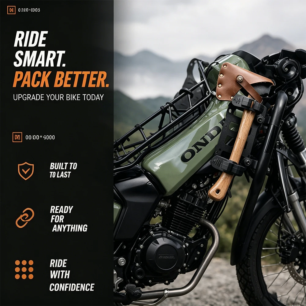 Motorcycle Equipment Aluminum Alloy Molle Storage Rack Bumper Tactical Storage Board Modular Mounting for BMW HONDA YAMAHA
Motorcycle Equipment Aluminum Alloy Molle Storage Rack Bumper Tactical Storage Board Modular Mounting for BMW HONDA YAMAHA