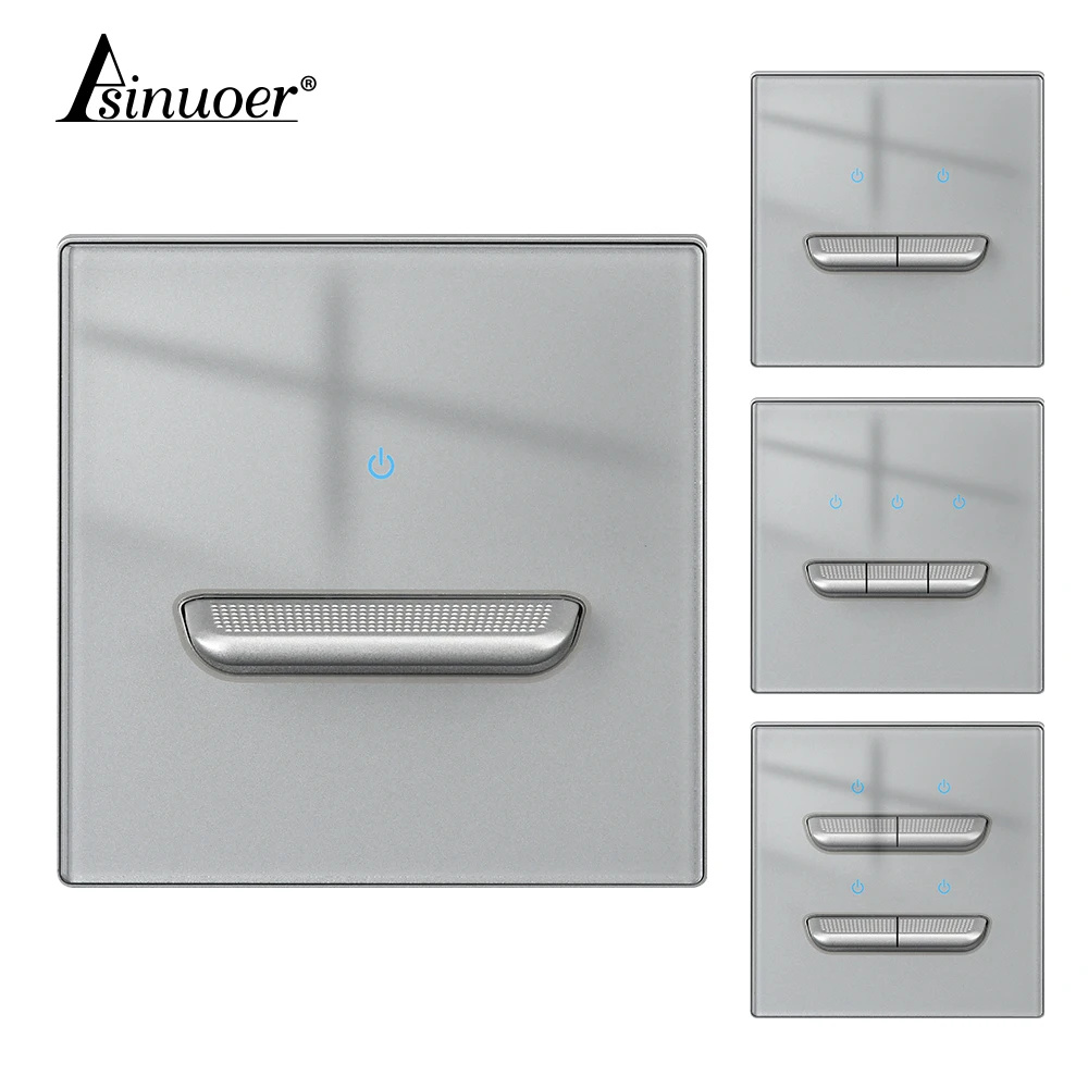 Eu Uk Standard 2usb Socket 1Gang-4gang Grey Tempered Glass Wall Switch Panel Led European 16a Socket Retro Toggle Light Switch
Eu Uk Standard 2usb Socket 1Gang-4gang Grey Tempered Glass Wall Switch Panel Led European 16a Socket Retro Toggle Light Switch