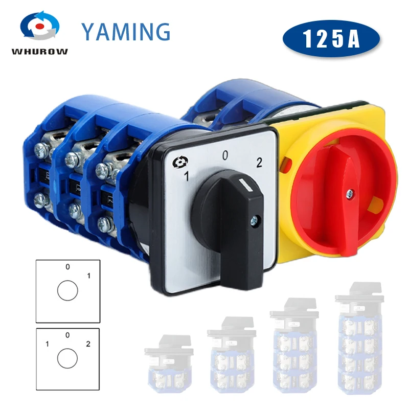 LW26-125A Cam Switch YMW26GS Padlock Two/Three Positions Rotary Changeover Silver Contact Power Control LW28
LW26-125A Cam Switch YMW26GS Padlock Two/Three Positions Rotary Changeover Silver Contact Power Control LW28