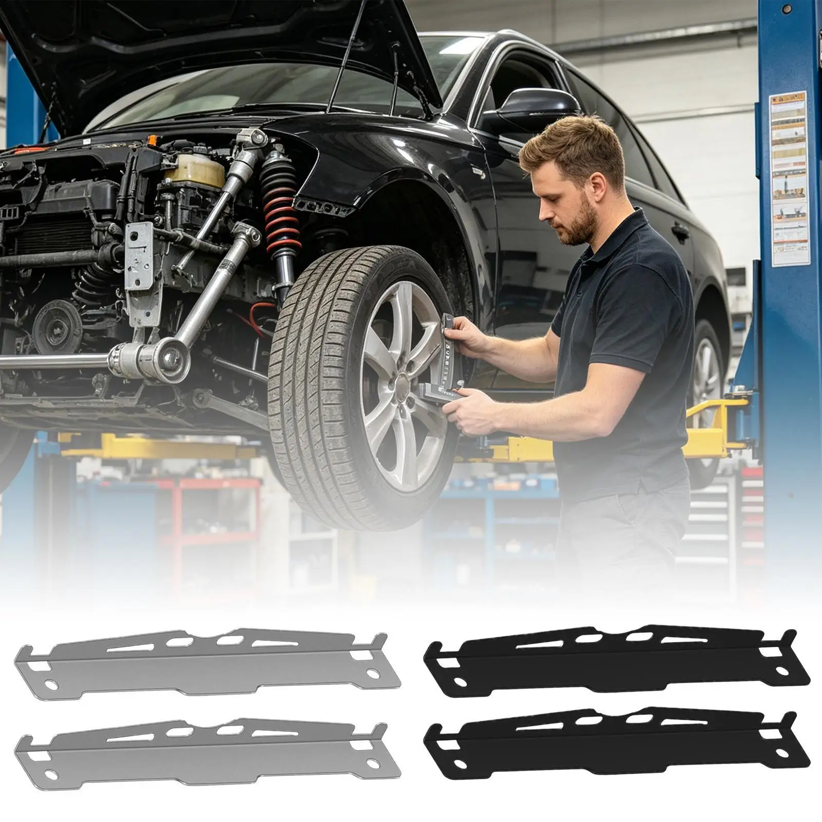 Car Camber Alignment Plates Set Precision Stainless Steel Heavy Duty Toe Tool for Installation Repair Maintenance Vehicle RV SUV
Car Camber Alignment Plates Set Precision Stainless Steel Heavy Duty Toe Tool for Installation Repair Maintenance Vehicle RV SUV