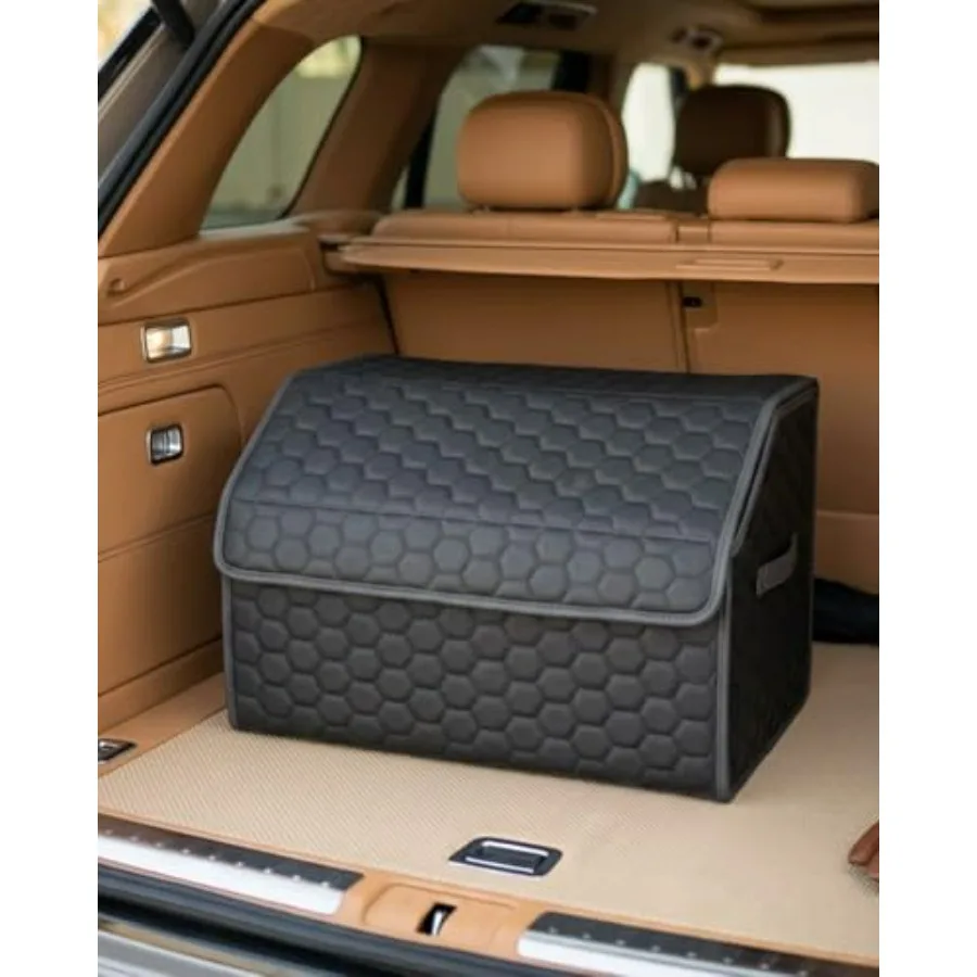 Trunk Organizer For Car - Collapsible Storage Bins - Keep Groceries Sports Gear Tools Secure On Road Trips - Best Gifts for Men
Trunk Organizer For Car - Collapsible Storage Bins - Keep Groceries Sports Gear Tools Secure On Road Trips - Best Gifts for Men