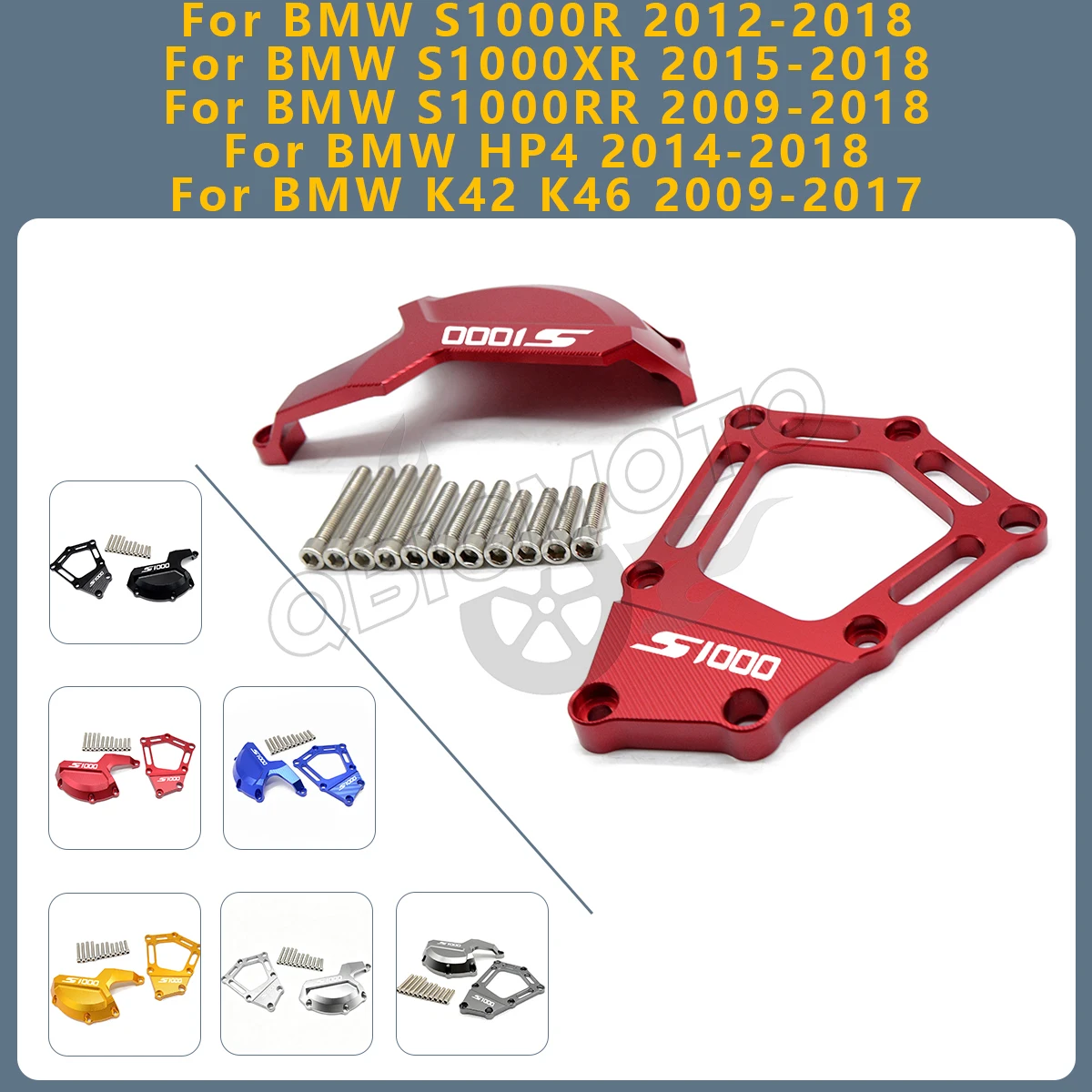 Motorcycle Engine Stator Case Cover Guard Crash Pad Frame Slider Protector For BMW S1000R S1000XR S1000RR HP4 K42 K46 2018-2009
Motorcycle Engine Stator Case Cover Guard Crash Pad Frame Slider Protector For BMW S1000R S1000XR S1000RR HP4 K42 K46 2018-2009