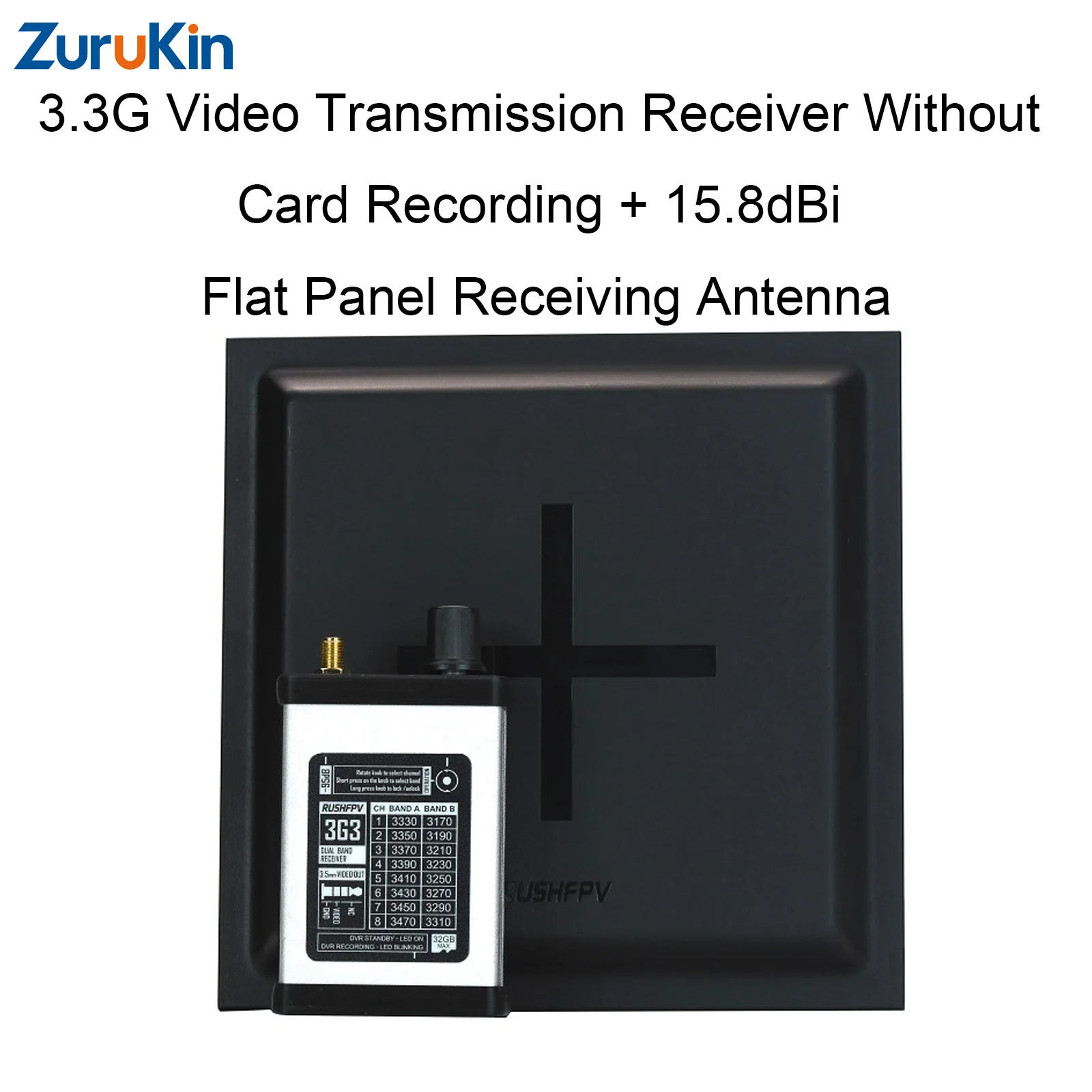 Видеопередатчик RUSHFPV 3.3G 2.5W VTX с плоской антенной 15.8dBi и модуль приемника VRX для FPV-дронов и радиоуправляемых гоночных квадрокоптеров
Видеопередатчик RUSHFPV 3.3G 2.5W VTX с плоской антенной 15.8dBi и модуль приемника VRX для FPV-дронов и радиоуправляемых гоночных квадрокоптеров