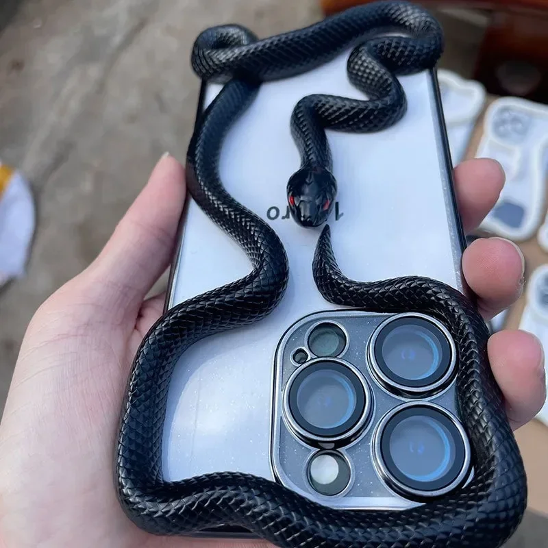 Cool 3D Snake Hollow Dissipate Heat Phone Case For iPhone 16 15 14 13 12 11 Pro Max Luxury White Shockproof Soft Silicone Cover
Cool 3D Snake Hollow Dissipate Heat Phone Case For iPhone 16 15 14 13 12 11 Pro Max Luxury White Shockproof Soft Silicone Cover