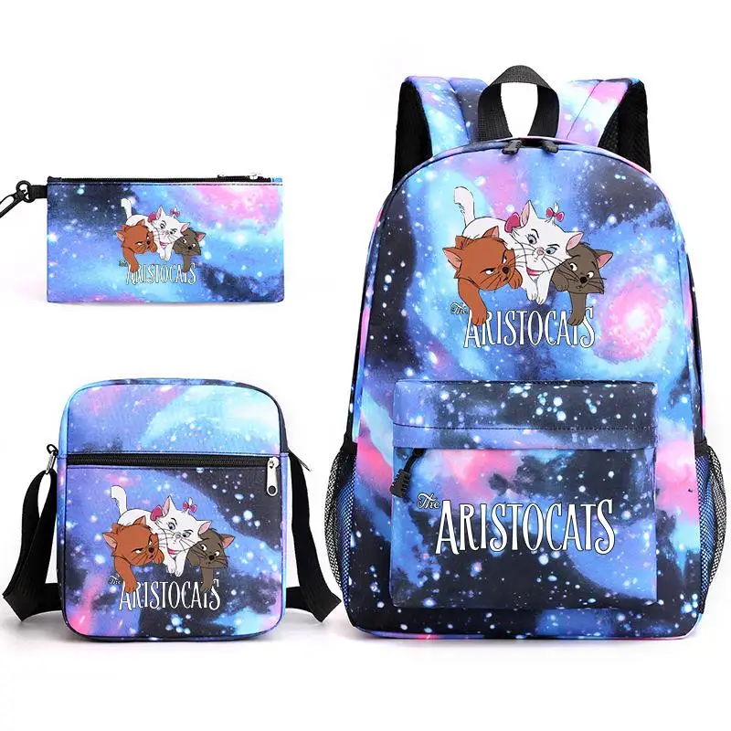 3pcs The Aristocats Marie Cat Backpacks Schoolbags Pencil Case Shoulder Bags Backpack Boys Girls School Sets
3pcs The Aristocats Marie Cat Backpacks Schoolbags Pencil Case Shoulder Bags Backpack Boys Girls School Sets