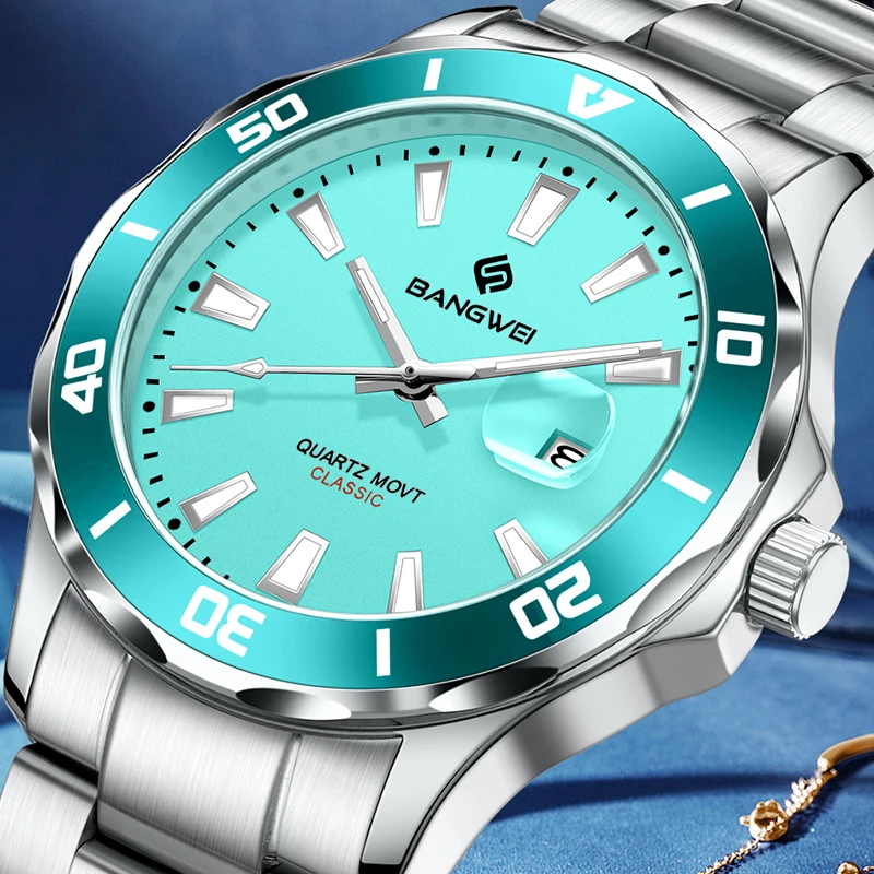 BANGWEI mens wristwatch 2026 waterproof luminous male watch calendar casual fashion clock brand luxury quartz mens watch reloj
BANGWEI mens wristwatch 2026 waterproof luminous male watch calendar casual fashion clock brand luxury quartz mens watch reloj
