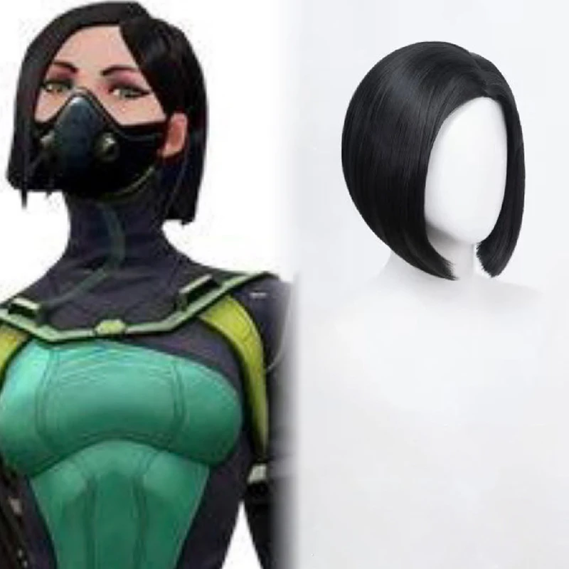 Valorant Cosplay Wig Viper Woman Black Straight Short Human Hair Daily Wear Fashion Hairpiece Masquerade Daily Wear Full Wigs
Valorant Cosplay Wig Viper Woman Black Straight Short Human Hair Daily Wear Fashion Hairpiece Masquerade Daily Wear Full Wigs