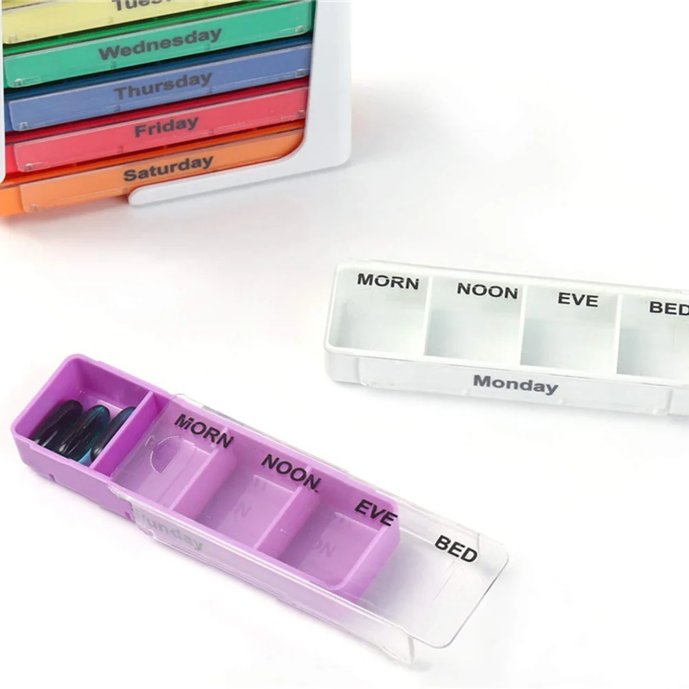 Portable 7 Days Medicine Case 28 Compartments Pill Box Organizer Compact Lightweight Storage for Daily Pills Home Travel
Portable 7 Days Medicine Case 28 Compartments Pill Box Organizer Compact Lightweight Storage for Daily Pills Home Travel