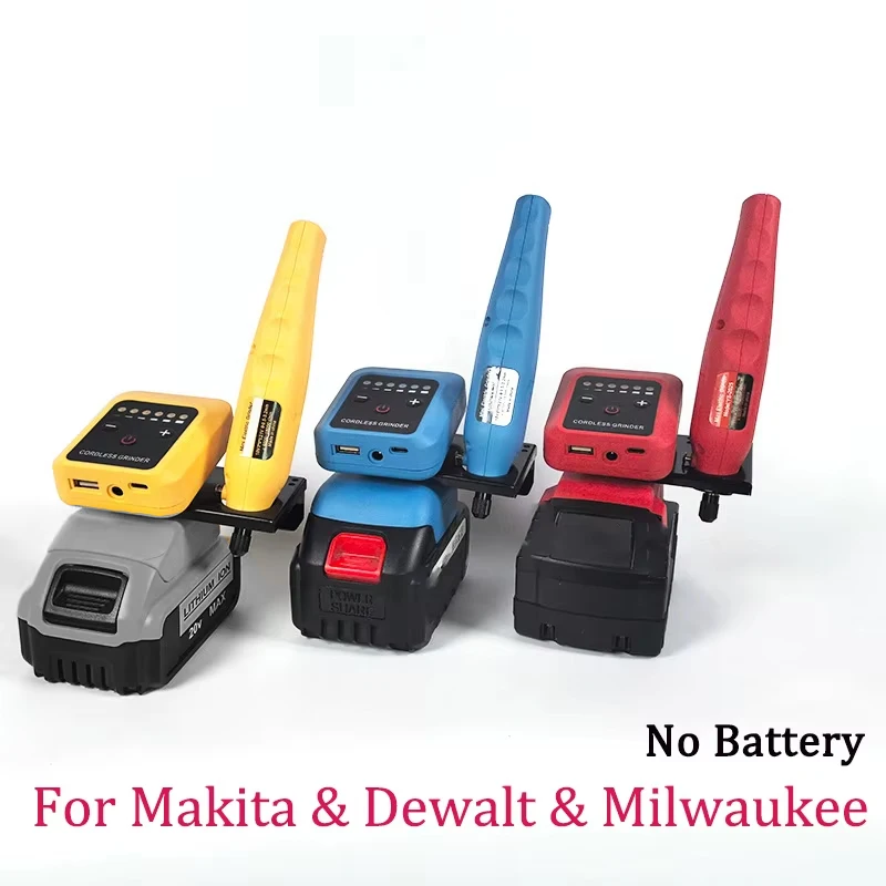 Lithium Battery Electric Grinder Portable Speed Adjustment DIY Electric Drill for Makita/Dewalt/Milwaukee 18V Li-ion Battery
Lithium Battery Electric Grinder Portable Speed Adjustment DIY Electric Drill for Makita/Dewalt/Milwaukee 18V Li-ion Battery