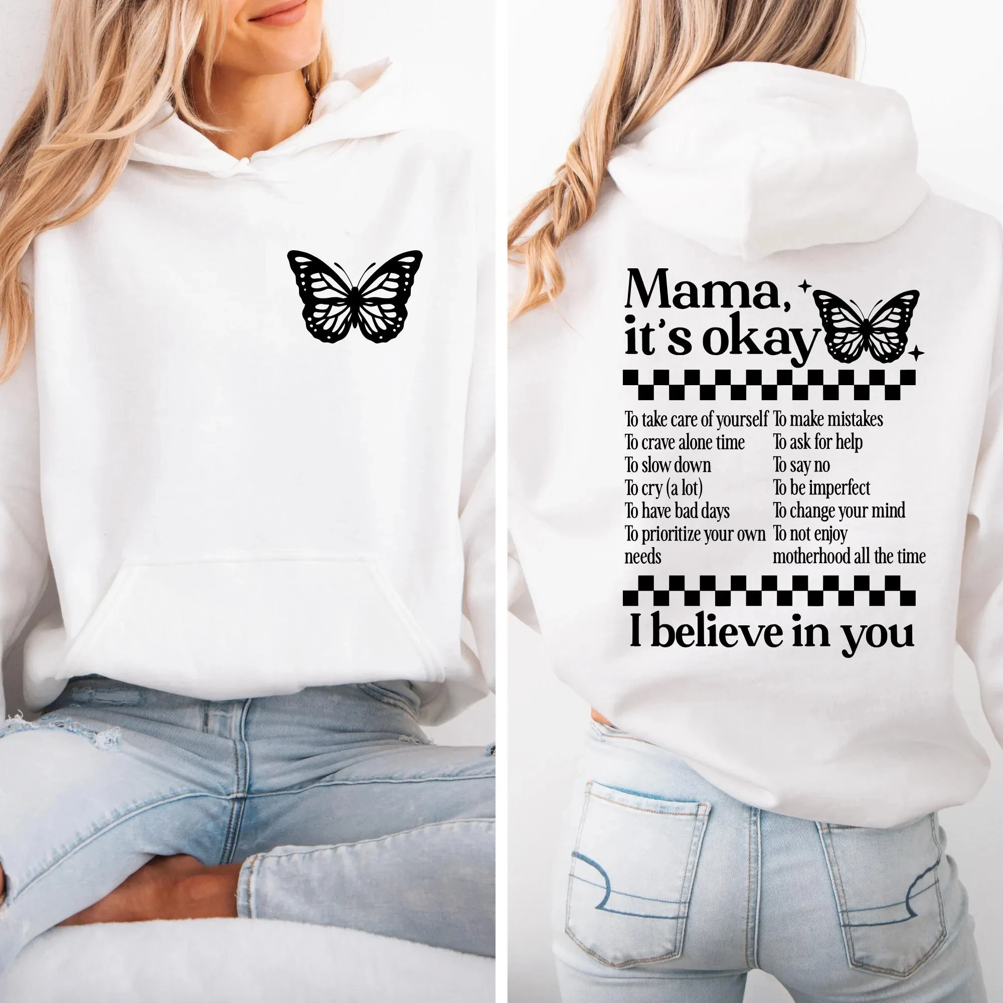 Mama It's Okay Hoodie Sweatshirt Women Long Sleeve Sweatshirt Pullover Mothers Day Tops Streetwears Autumn Winter Clothing
Mama It's Okay Hoodie Sweatshirt Women Long Sleeve Sweatshirt Pullover Mothers Day Tops Streetwears Autumn Winter Clothing