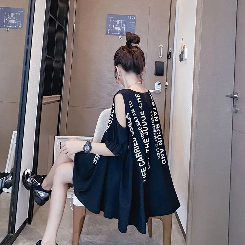 Off Shoulder Women's T-shirt Short Sleeve Female Top One Pieces Korean Popular Clothes Youthful Trending Clothing 90s Vintage
Off Shoulder Women's T-shirt Short Sleeve Female Top One Pieces Korean Popular Clothes Youthful Trending Clothing 90s Vintage