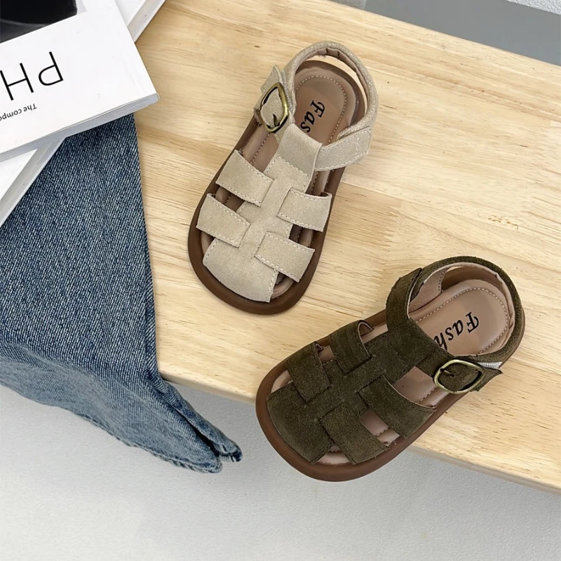 Fashion Girls' Shoes Summer New Kids Sandals Anti Slip Boys' Shoe Soft Soled Child Beach Shoes Minimalist Girl Sports Sandals
Fashion Girls' Shoes Summer New Kids Sandals Anti Slip Boys' Shoe Soft Soled Child Beach Shoes Minimalist Girl Sports Sandals