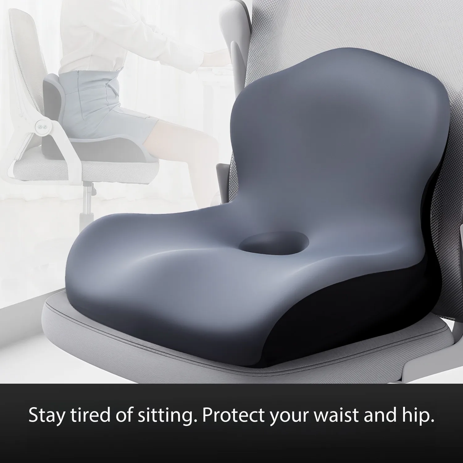 Home Memory foam one-piece seat cushion, backrest, cushion, student office chair, chair cushion, car waist and butt cushion
Home Memory foam one-piece seat cushion, backrest, cushion, student office chair, chair cushion, car waist and butt cushion