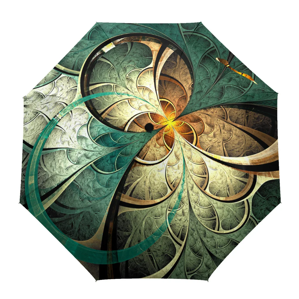 Circular Range Black Green Print Women Men Rain Umbrella Three Folding Girl Durable Portable Manual Umbrellas Gift Parasol
Circular Range Black Green Print Women Men Rain Umbrella Three Folding Girl Durable Portable Manual Umbrellas Gift Parasol