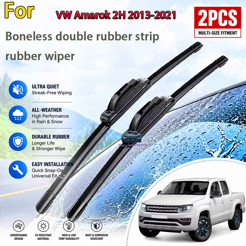 Front Wiper Blades For VW Amarok 2H2013-2021 Windshield Windscreen Window Car Rain Brushes 24''+24'' Not Hook Modification Parts
Front Wiper Blades For VW Amarok 2H2013-2021 Windshield Windscreen Window Car Rain Brushes 24''+24'' Not Hook Modification Parts