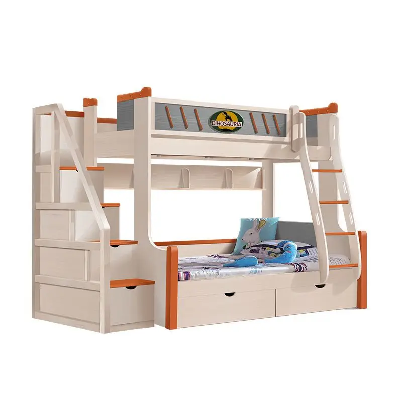 Full solid wood children on and off beds High and low beds Girl princess bunk beds
Full solid wood children on and off beds High and low beds Girl princess bunk beds