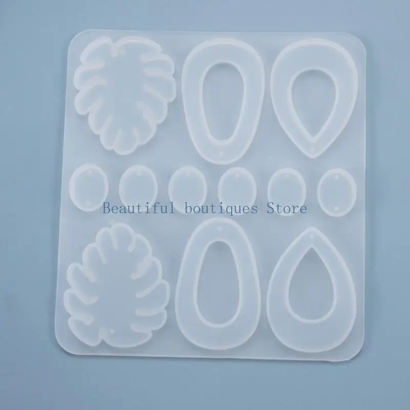 U4LF Handmade Hanging Pendant Mold Fashionable Ear Studs Decorations Casting Mold Handmade Jewelry Necklace Resin Mold
U4LF Handmade Hanging Pendant Mold Fashionable Ear Studs Decorations Casting Mold Handmade Jewelry Necklace Resin Mold