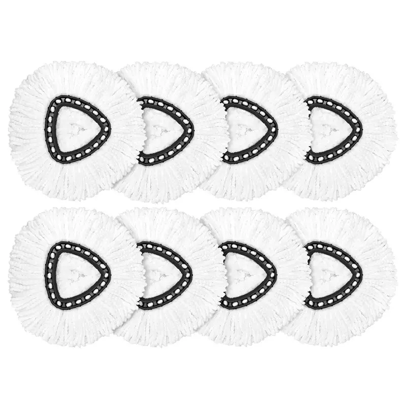 ABGH-Easy Cleaning Refills-For O-Ceda Mop Replacement-8-Pack Microfiber Spin Mop Head Pads
ABGH-Easy Cleaning Refills-For O-Ceda Mop Replacement-8-Pack Microfiber Spin Mop Head Pads