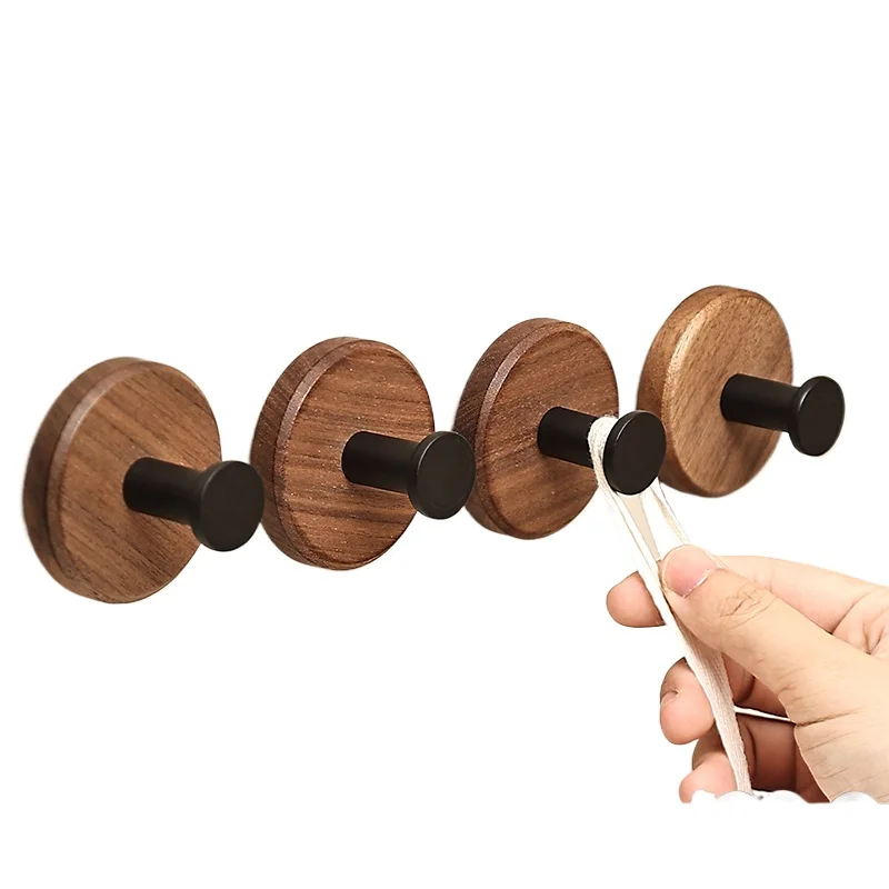 Задний крючок для двери из орехового дерева, прочный несущий вискозный крючок для подвешивания одежды, настенный клейкий крючок без перфорации 
Задний крючок для двери из орехового дерева, прочный несущий вискозный крючок для подвешивания одежды, настенный клейкий крючок без перфорации