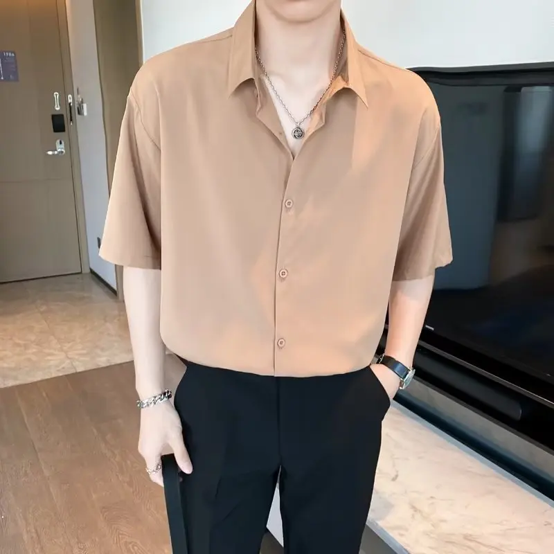 Мужская футболка из ледяного шелка, летняя, премиум-класса, повседневная, свободного кроя, белая, модная, брендовая, молодежная, приталенная...
Мужская футболка из ледяного шелка, летняя, премиум-класса, повседневная, свободного кроя, белая, модная, брендовая, молодежная, приталенная...