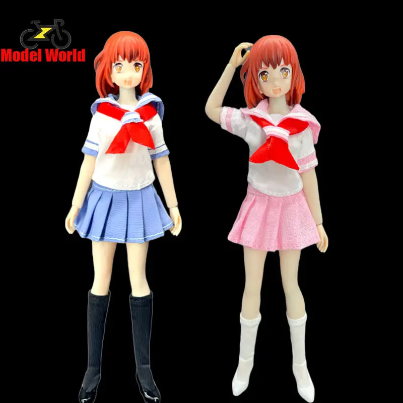 Масштаб 1/12, одежда для женских кукол, студенческая одежда, одежда моряка, рубашка, юбка, подходит для 12-дюймовой фигурки, модель тела
Масштаб 1/12, одежда для женских кукол, студенческая одежда, одежда моряка, рубашка, юбка, подходит для 12-дюймовой фигурки, модель тела