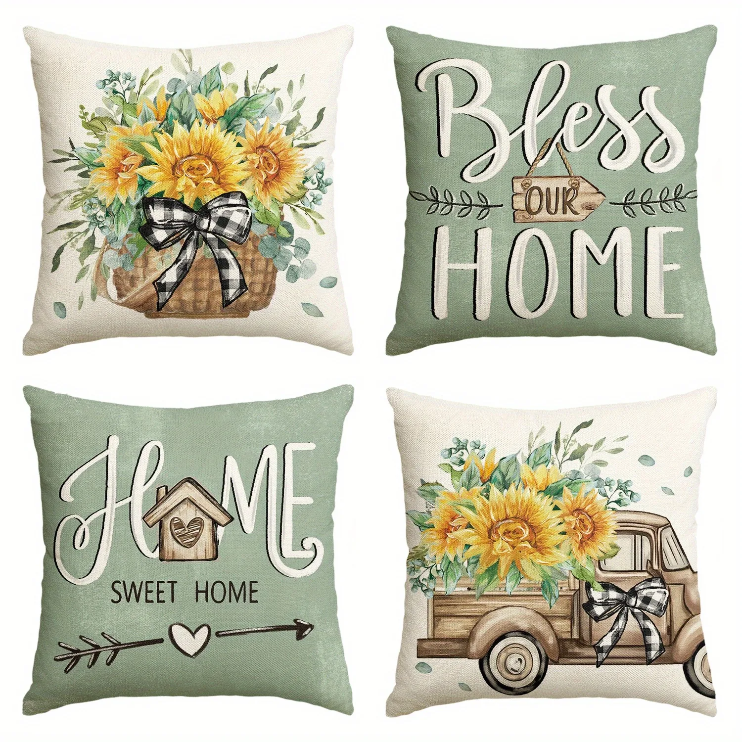 Sunflower Country Style Home Theme Pillowcase Bedroom Living Room Sofa Home Decoration Polyester Cushion Cover with Zipper
Sunflower Country Style Home Theme Pillowcase Bedroom Living Room Sofa Home Decoration Polyester Cushion Cover with Zipper