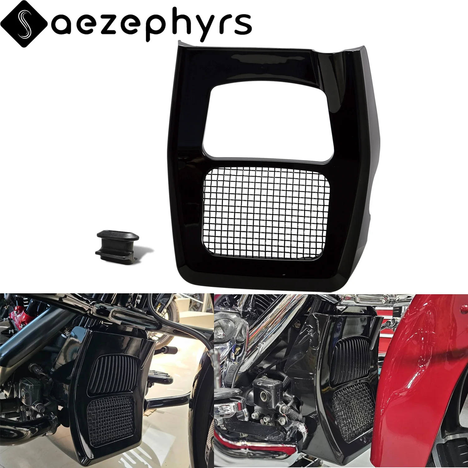Motorcycles Front Chin Spoiler Radiator Oil Cooler Fairing Cover For Harley Touring Road King Electra Street Glide 2017-2025
Motorcycles Front Chin Spoiler Radiator Oil Cooler Fairing Cover For Harley Touring Road King Electra Street Glide 2017-2025