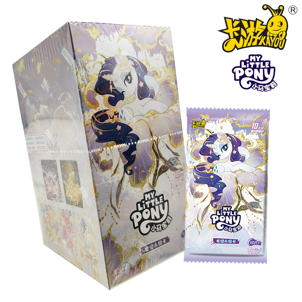 KAYOU Genuine My Little Pony Collection Card Children's Favorite Cute Cartoon IP Character Fluttershy Rarity High Quality Card
KAYOU Genuine My Little Pony Collection Card Children's Favorite Cute Cartoon IP Character Fluttershy Rarity High Quality Card