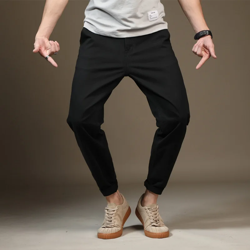 2025 New 97% Cotton Men's Casual Pants Autumn Fashion Comfortable Elastic Slim Straight Business Trousers Black Green Khaki
2025 New 97% Cotton Men's Casual Pants Autumn Fashion Comfortable Elastic Slim Straight Business Trousers Black Green Khaki