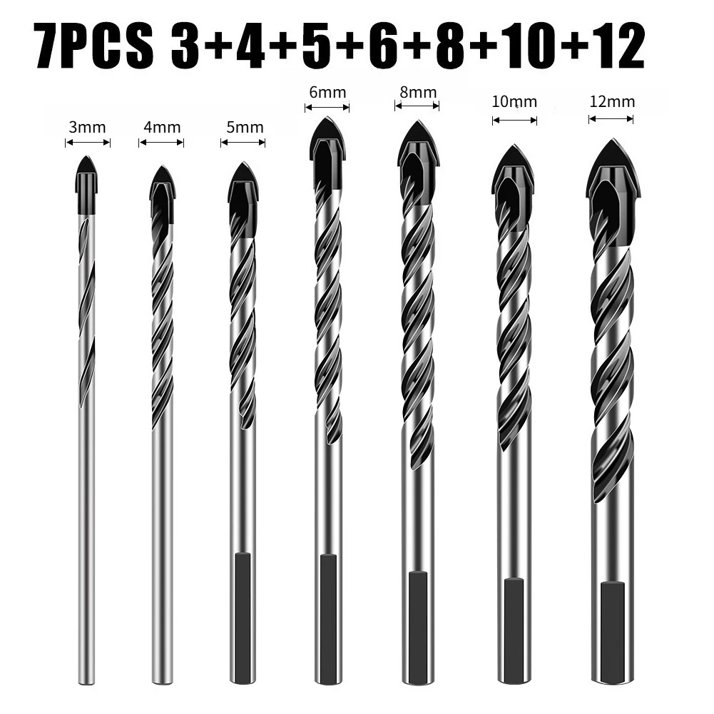 7pcs Triangular Wall Drill Multifunctional Concrete Overlord Drill Opening Carbide Set
7pcs Triangular Wall Drill Multifunctional Concrete Overlord Drill Opening Carbide Set