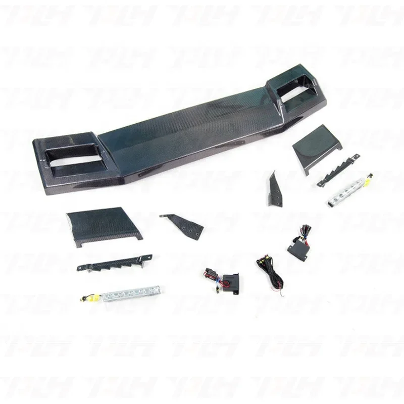Auto Parts 4x4 Style Roof Spoiler With Leds Light for Mercedes G Class W463 G63 G500 G350 Car Tuning Carbon Fiber Accessories
Auto Parts 4x4 Style Roof Spoiler With Leds Light for Mercedes G Class W463 G63 G500 G350 Car Tuning Carbon Fiber Accessories