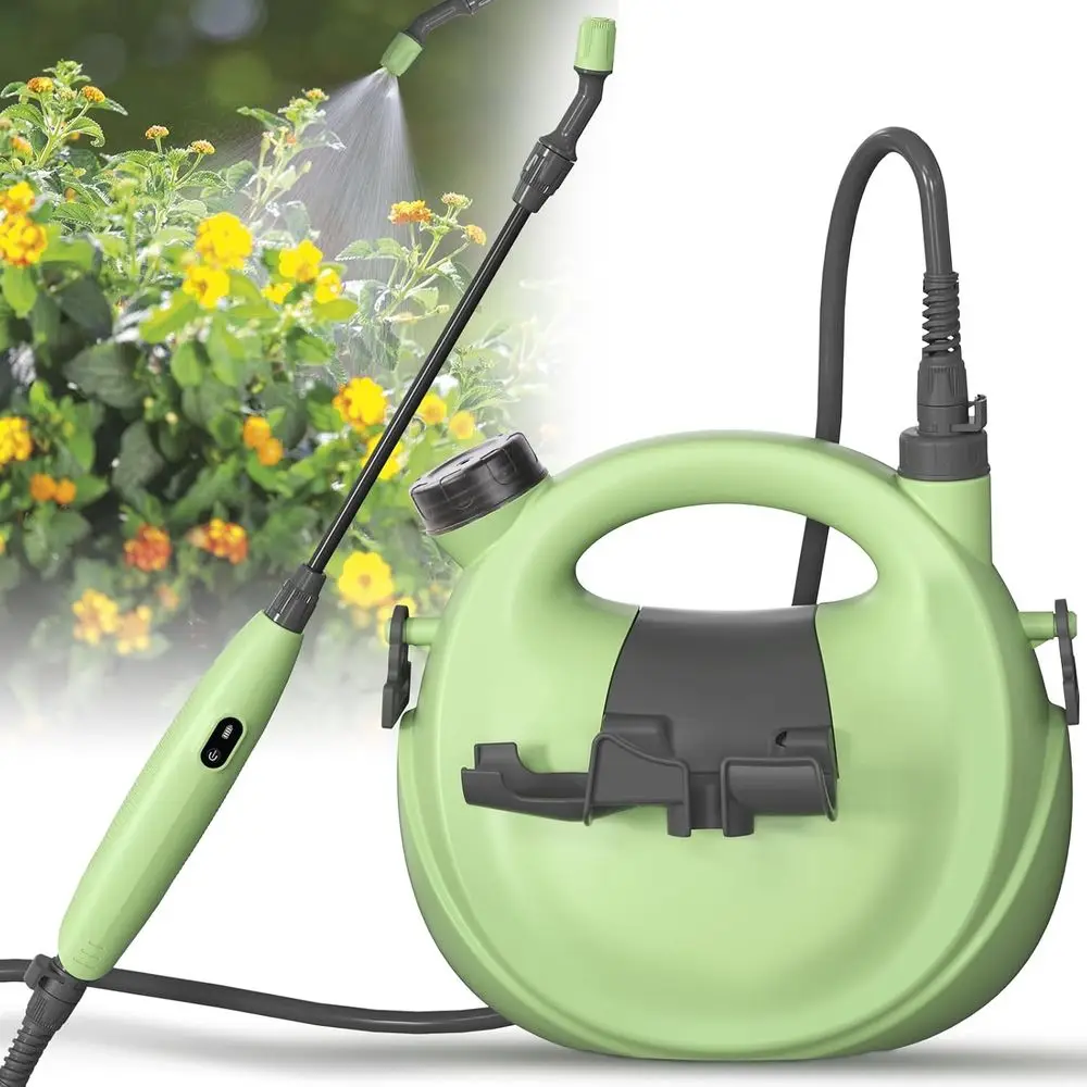 Battery Powered Electric Sprayer for Lawn and Garden, 1.35 Gallon/5 L Adjustable Nozzle
Battery Powered Electric Sprayer for Lawn and Garden, 1.35 Gallon/5 L Adjustable Nozzle