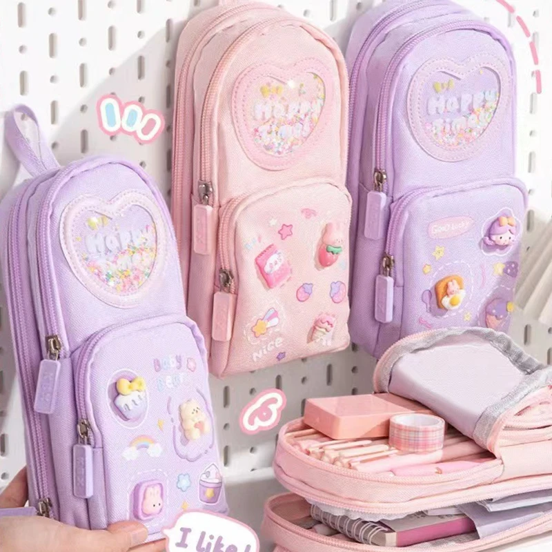 Large Capacity Pencil Case For Students Stationery Storage Box 3 Layers 6 Grids School Supplies
Large Capacity Pencil Case For Students Stationery Storage Box 3 Layers 6 Grids School Supplies