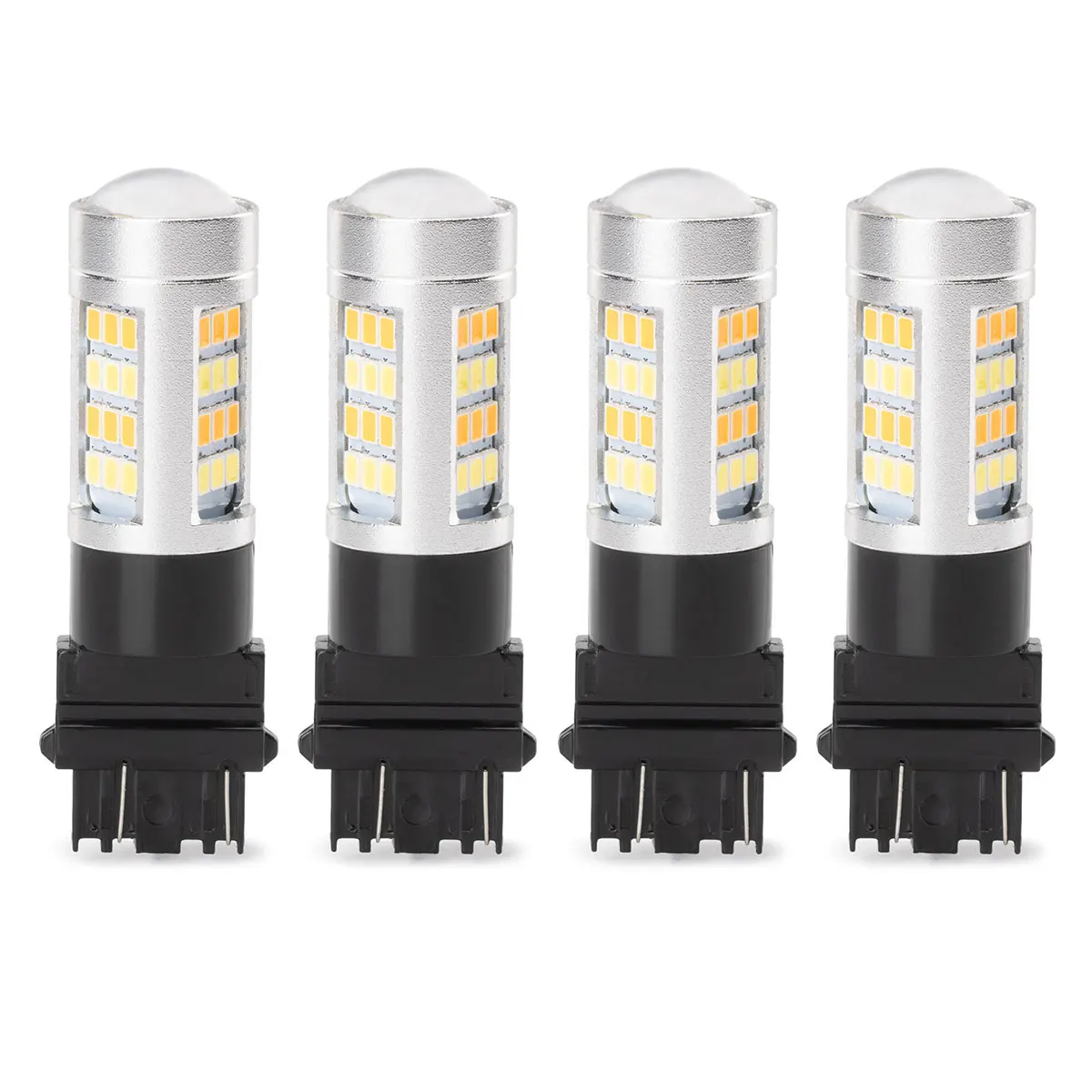 4PCS 3157 Car Accessories LED Daytime Running Lights Bulb DRL Switchback Turn Signal Parking Light Bulb
4PCS 3157 Car Accessories LED Daytime Running Lights Bulb DRL Switchback Turn Signal Parking Light Bulb