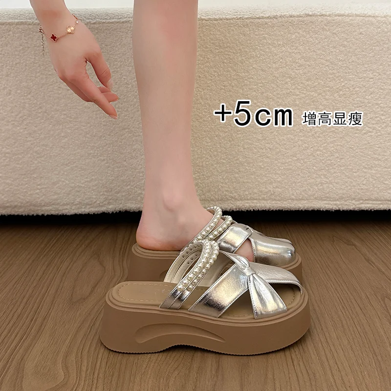 Summer Thick Sole Platform Half Slippers, Closed Toe Lazy Mules, Height Boost Design, Stylish Casual Footwear for Women
Summer Thick Sole Platform Half Slippers, Closed Toe Lazy Mules, Height Boost Design, Stylish Casual Footwear for Women