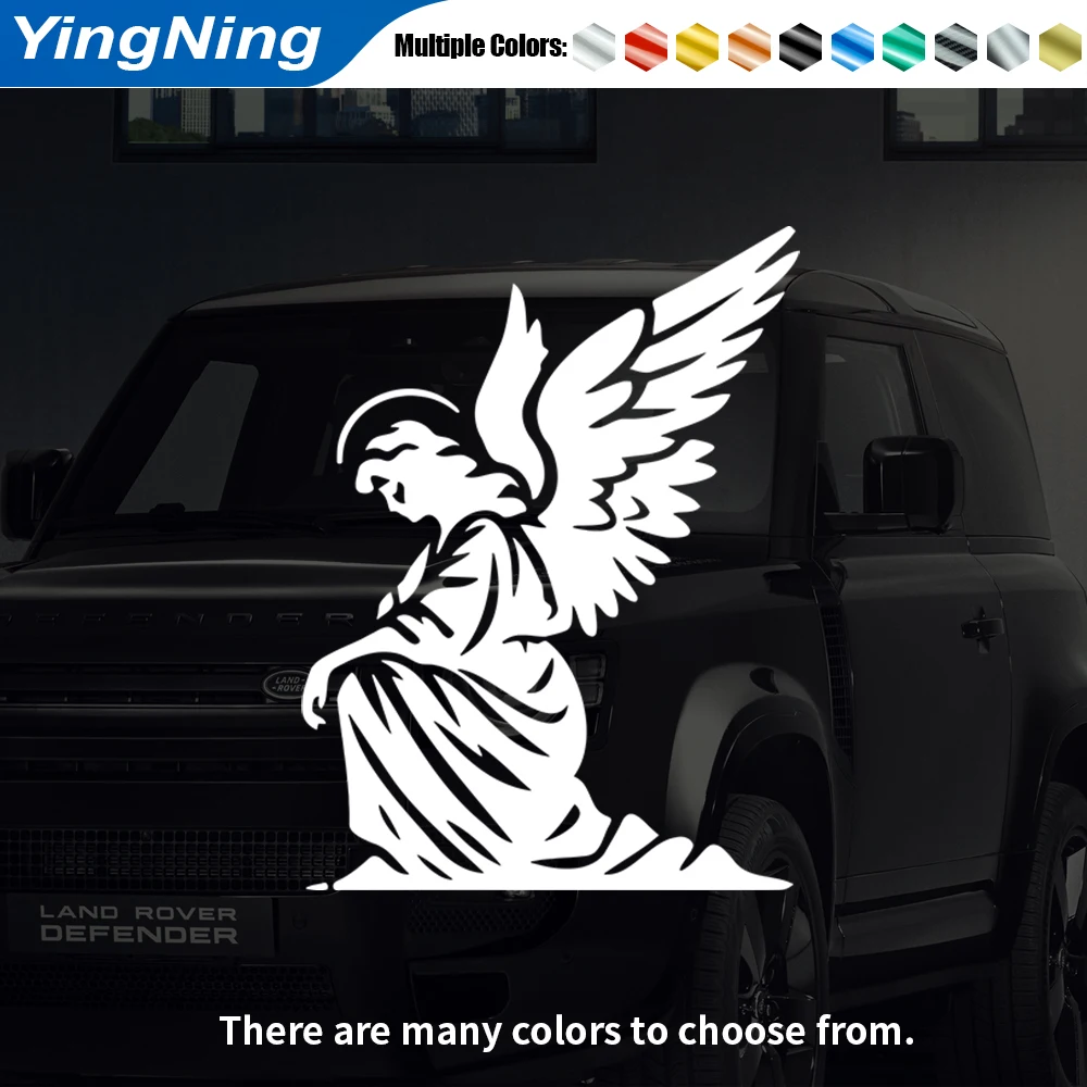 Reflective White Guardian Angel Car Sticker Praying Winged Angel Vinyl Decal Safe Driving Protect Graphic for Truck SUV Window
Reflective White Guardian Angel Car Sticker Praying Winged Angel Vinyl Decal Safe Driving Protect Graphic for Truck SUV Window