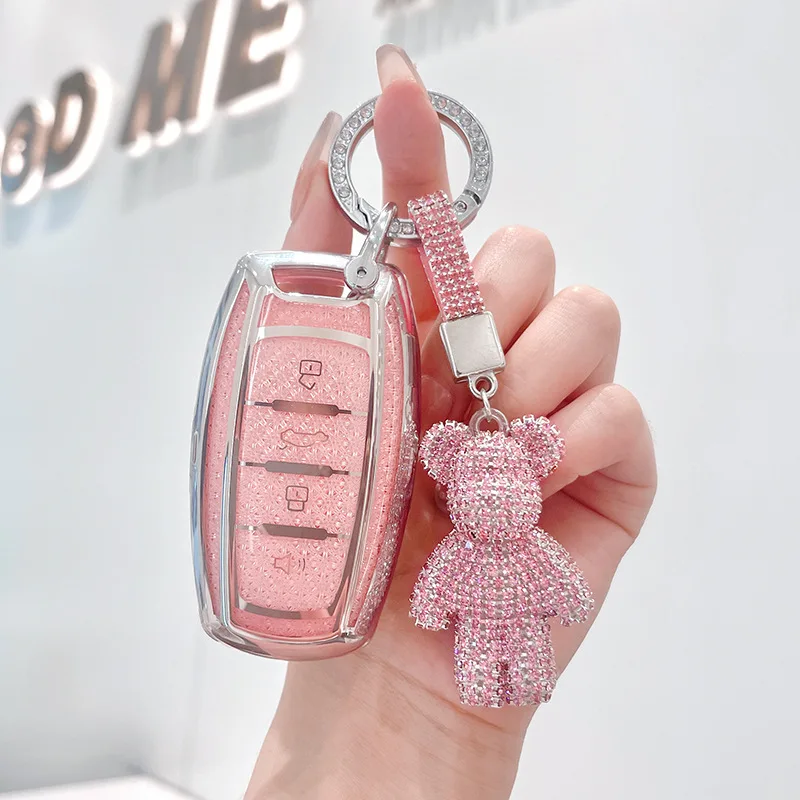 Чехол из ТПУ для автомобильного дистанционного ключа, держатель цепи, защитный брелок для GWM Haval New H6 HEV PHEV Jolion S Dargo H9 H2 Hover F7 2025
Чехол из ТПУ для автомобильного дистанционного ключа, держатель цепи, защитный брелок для GWM Haval New H6 HEV PHEV Jolion S Dargo H9 H2 Hover F7 2025