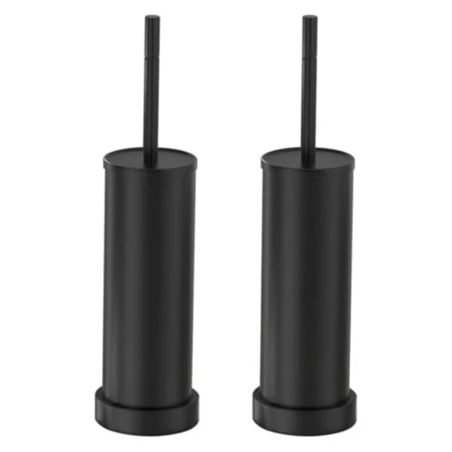 Toilet Brush and Holder Set with 304 Stainless Steel Black Finish 2 Pack for Bathroom Use Durable Rust-Resistant Design
Toilet Brush and Holder Set with 304 Stainless Steel Black Finish 2 Pack for Bathroom Use Durable Rust-Resistant Design