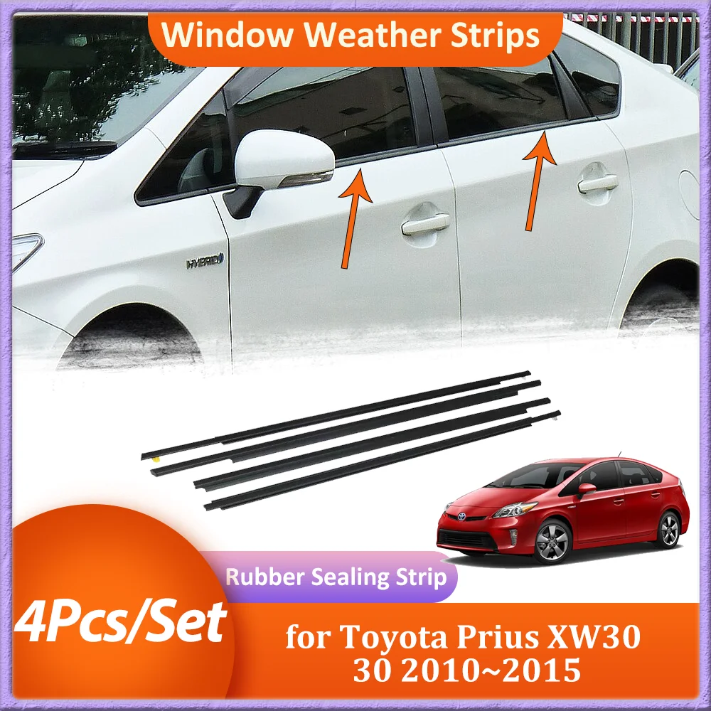4 шт. уплотнителей окон для Toyota Prius XW30 30 2010~2015 2011 2012 резиновые уплотнительные полосы для окон декоративные полоски аксессуары
4 шт. уплотнителей окон для Toyota Prius XW30 30 2010~2015 2011 2012 резиновые уплотнительные полосы для окон декоративные полоски аксессуары