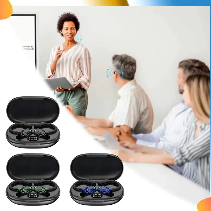 B48A Bluetooth-гарнитура с ушным крючком Перевод Bluetooth-гарнитура Цифровой дисплей 138 языков Гарнитура с искусственным интеллектом Черный
B48A Bluetooth-гарнитура с ушным крючком Перевод Bluetooth-гарнитура Цифровой дисплей 138 языков Гарнитура с искусственным интеллектом Черный