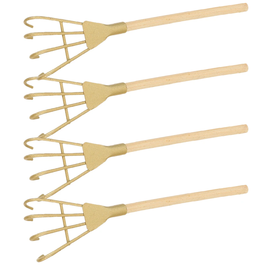 5pcs Golden Iron Rake Decorations Miniature Bamboo Craft Home Accessories Vintage Style Small House Decor Photography Props
5pcs Golden Iron Rake Decorations Miniature Bamboo Craft Home Accessories Vintage Style Small House Decor Photography Props